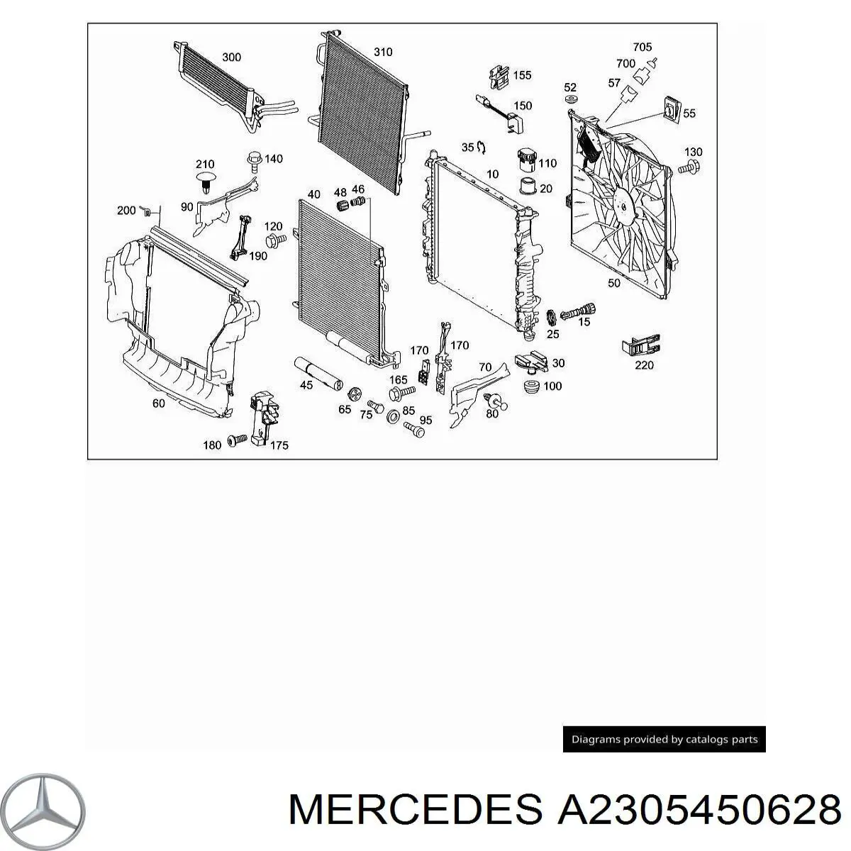  Mercedes A2305450628 цена, от 6.33 USD