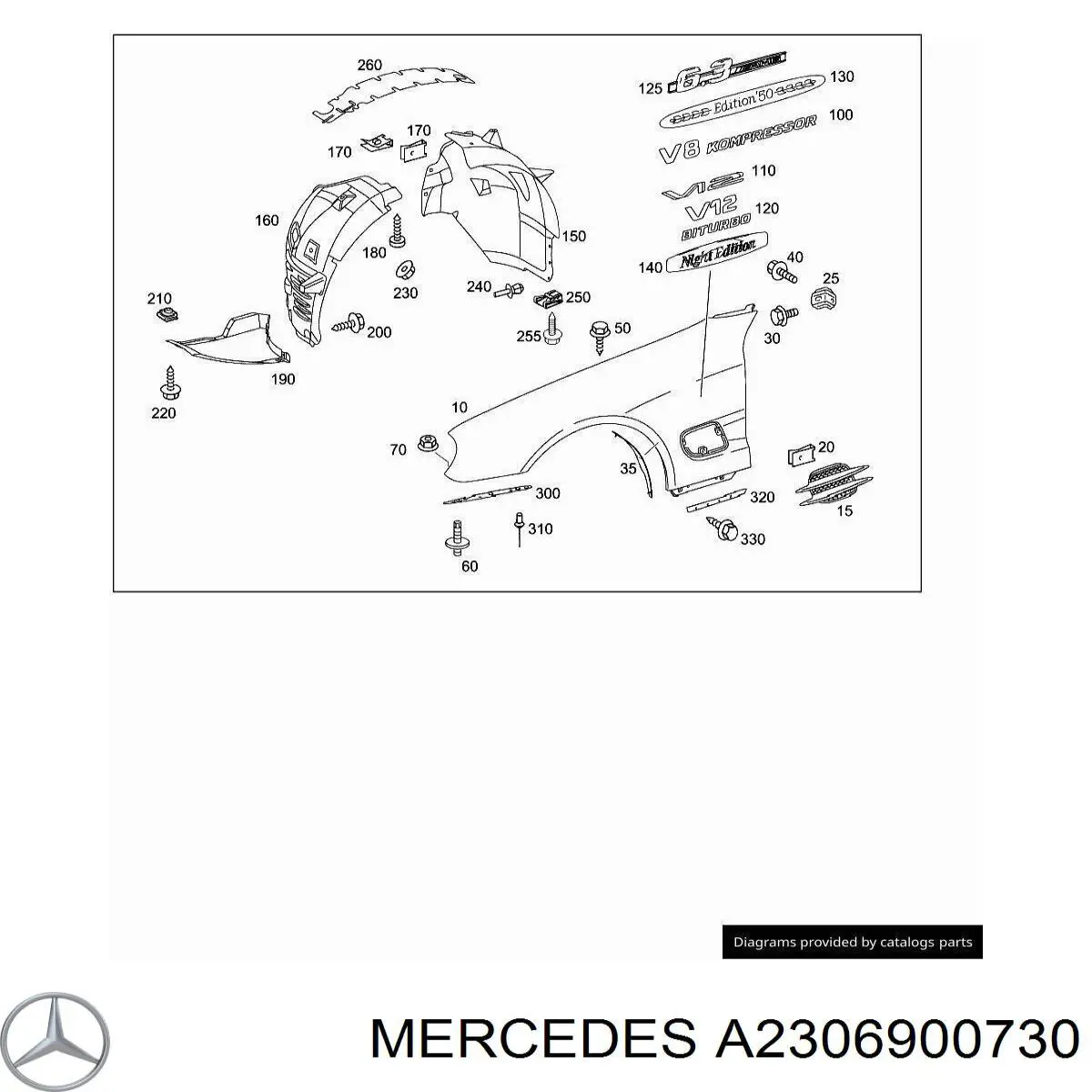  A2306900730 Mercedes