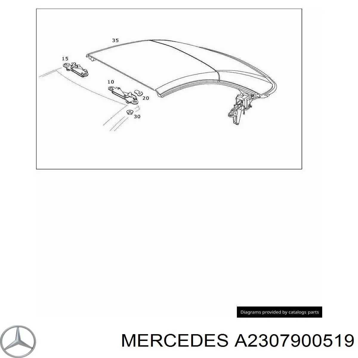 Купить A2307900519 Mercedes 