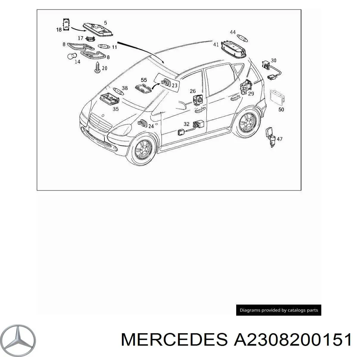  A2308200151 Mercedes