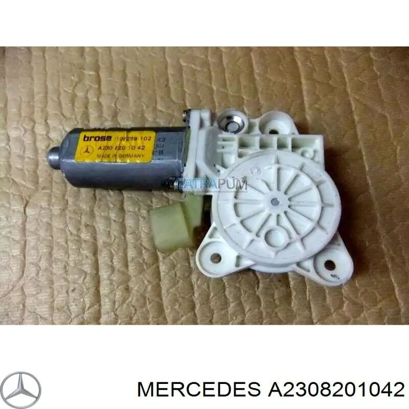 Мотор стеклоподъемника двери передней Mercedes A2308201042