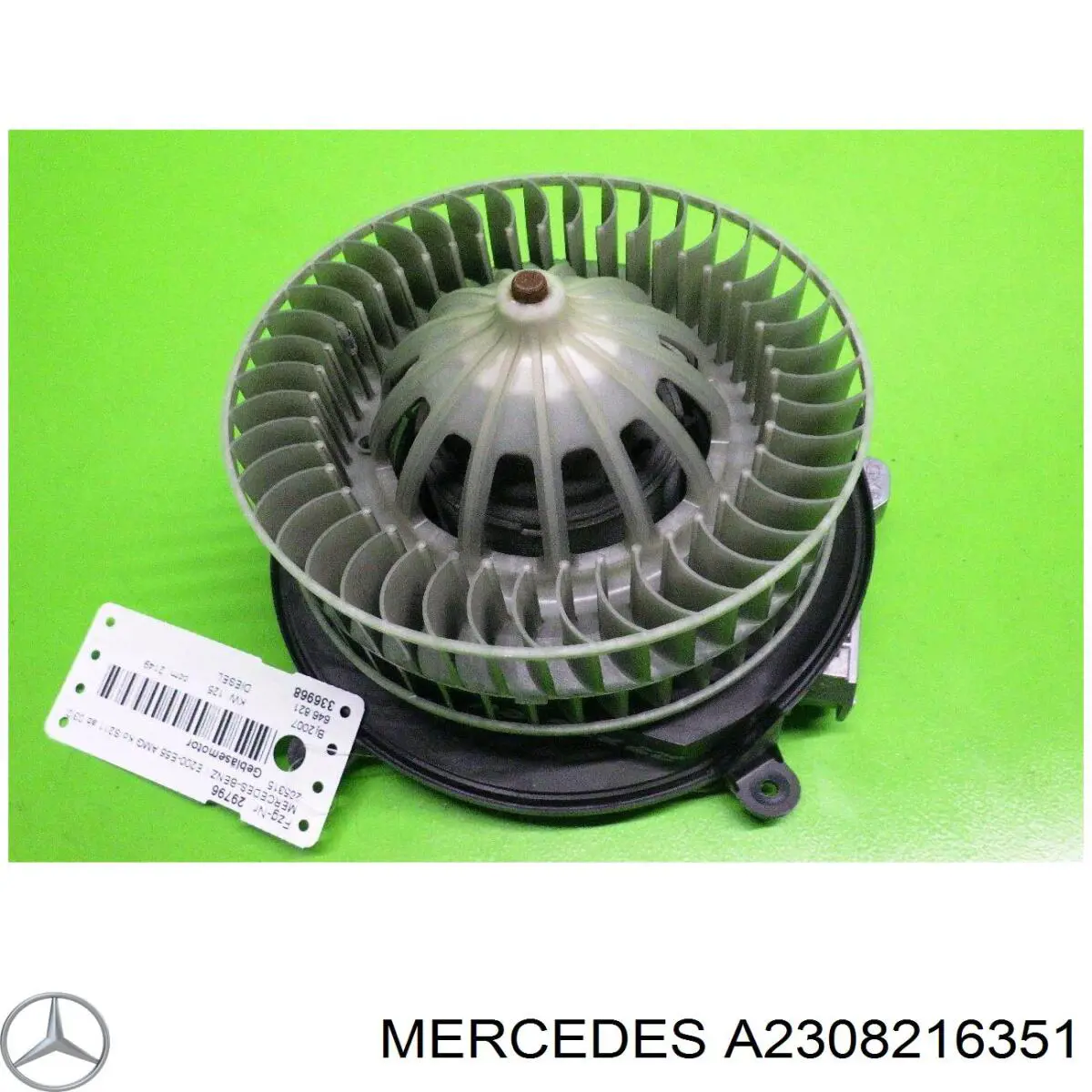 A2308216351 Mercedes resistor (resistência de ventilador de forno (de aquecedor de salão))
