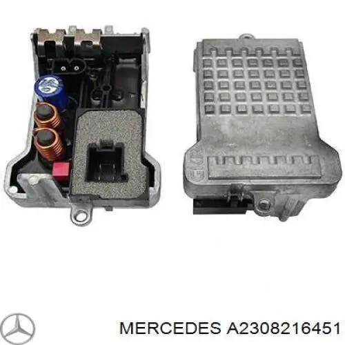 A2308216451 Mercedes resistor (resistência de ventilador de forno (de aquecedor de salão))