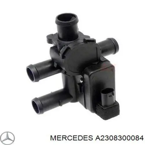 Кран печки (отопителя) на Mercedes S (C216)