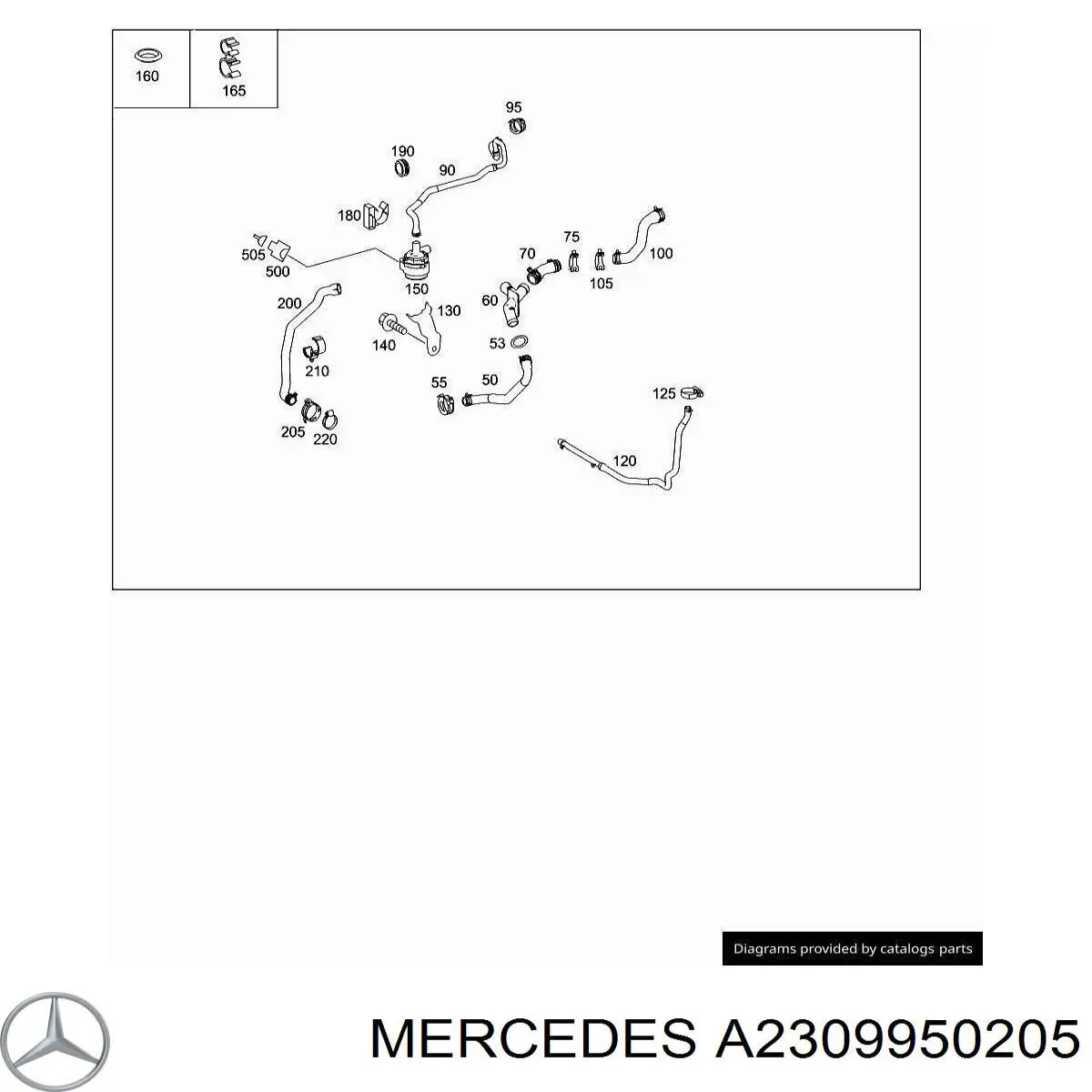  A2309950205 Mercedes