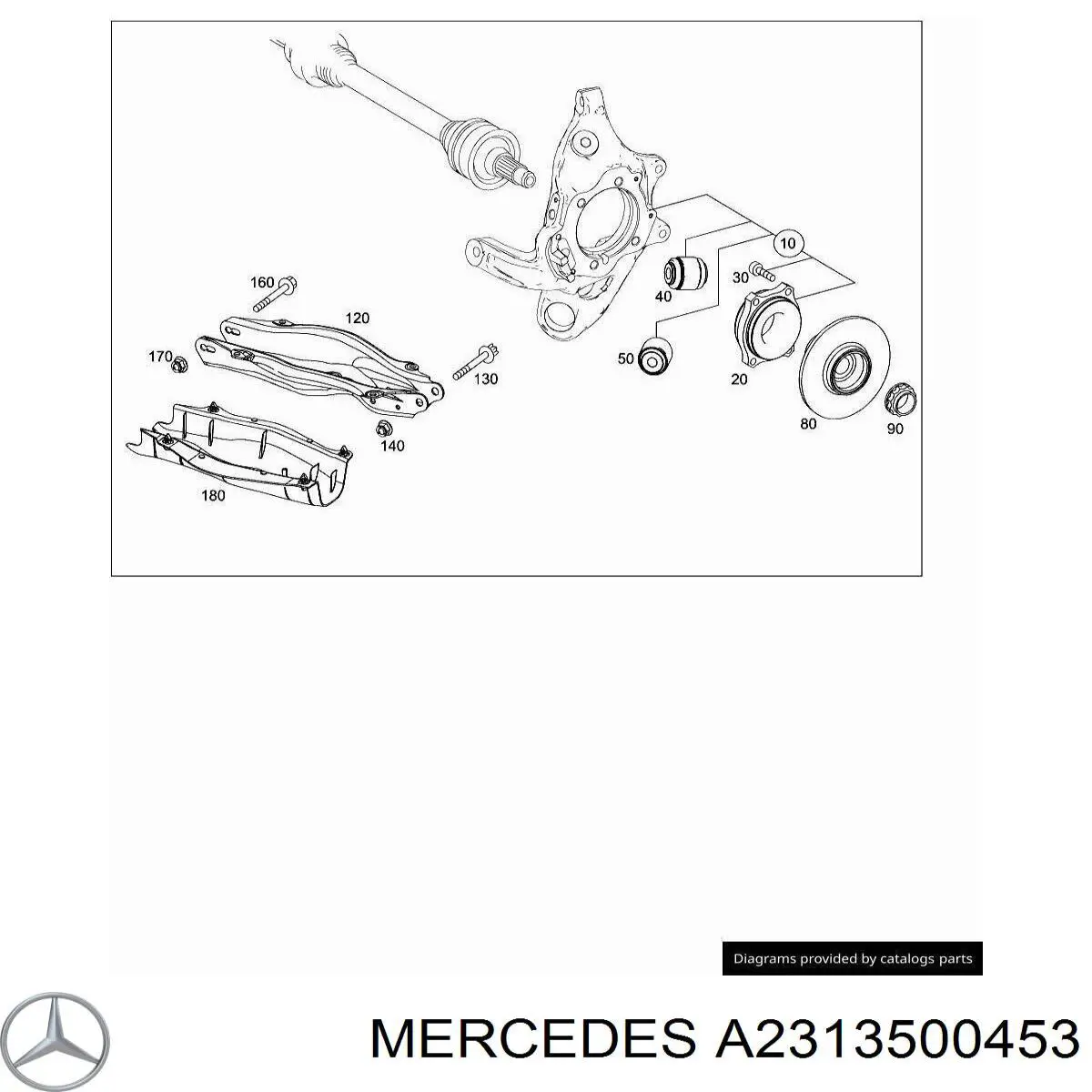 A2313500453 Mercedes 