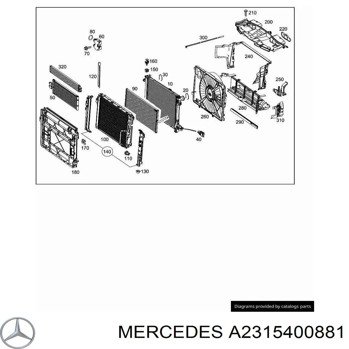 A2315400881 Mercedes 