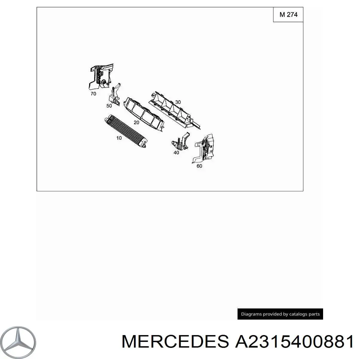  Mercedes A2315400881 цена, от 56.11 USD