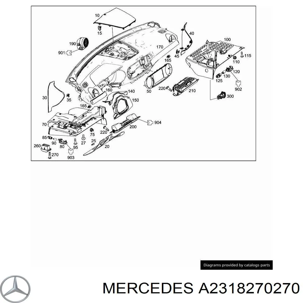 A2318270270 Mercedes 