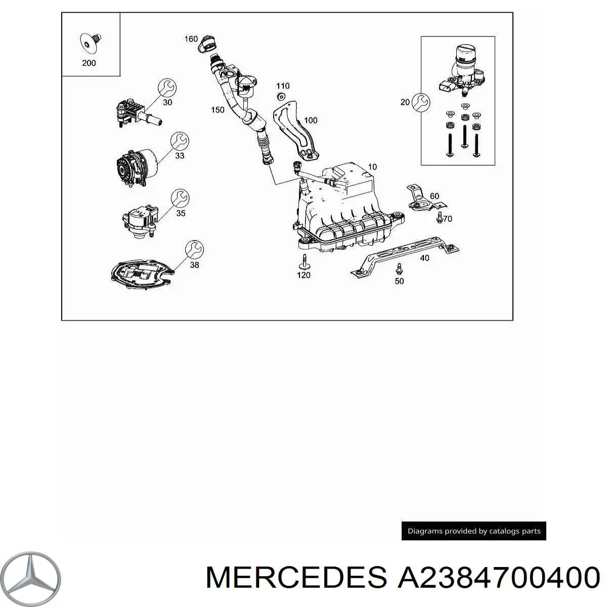 A2384700400 Mercedes 