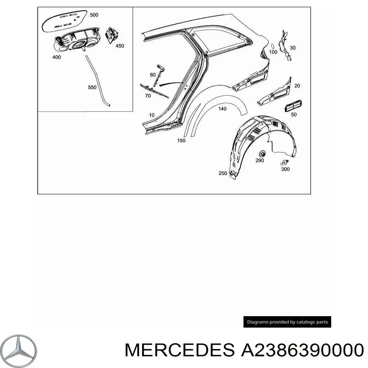  Mercedes A2386390000 цена, от 6.33 USD