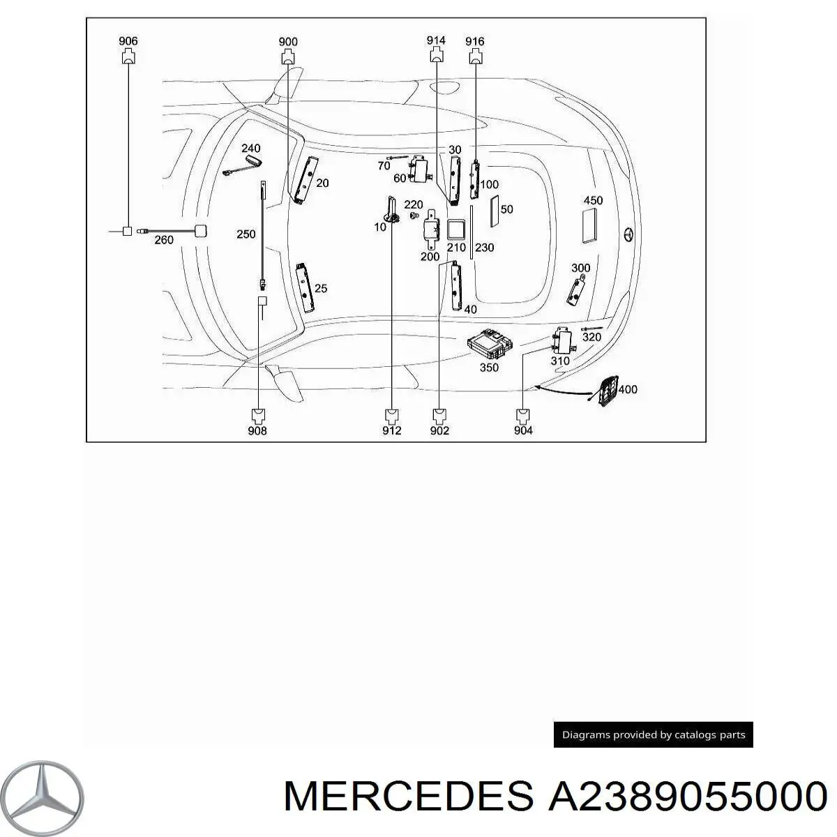 Купить A2389055000 Mercedes 