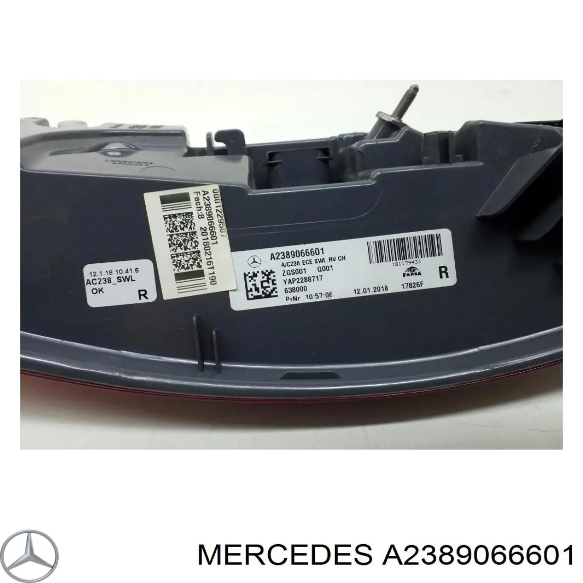 Фара задняя правая внешняя Mercedes A2389066601 цена, от 116.06 USD