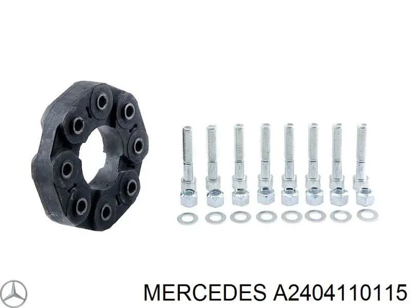 A2404110115 Mercedes муфта кардана эластичная передняя/задняя