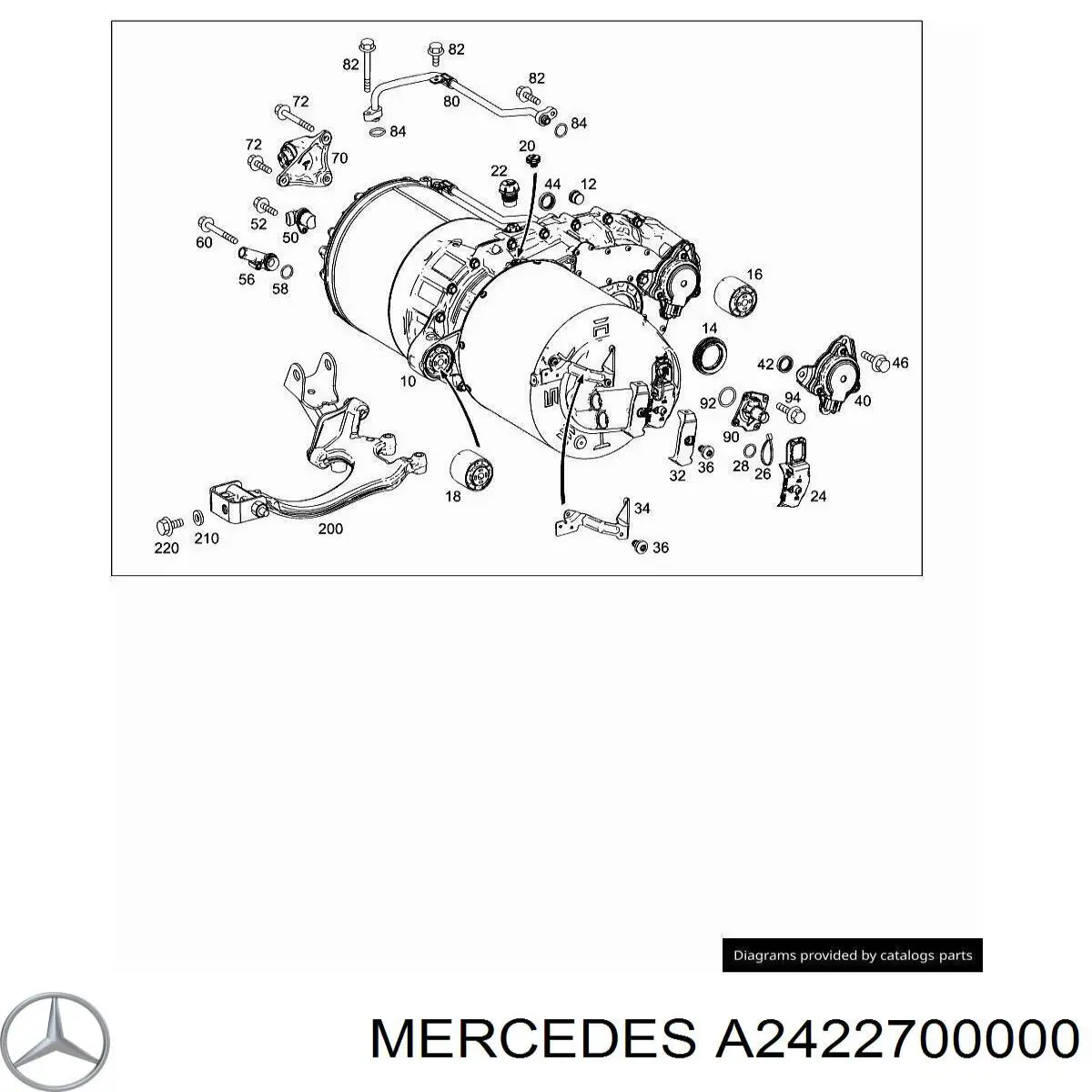 A2422700000 Mercedes 