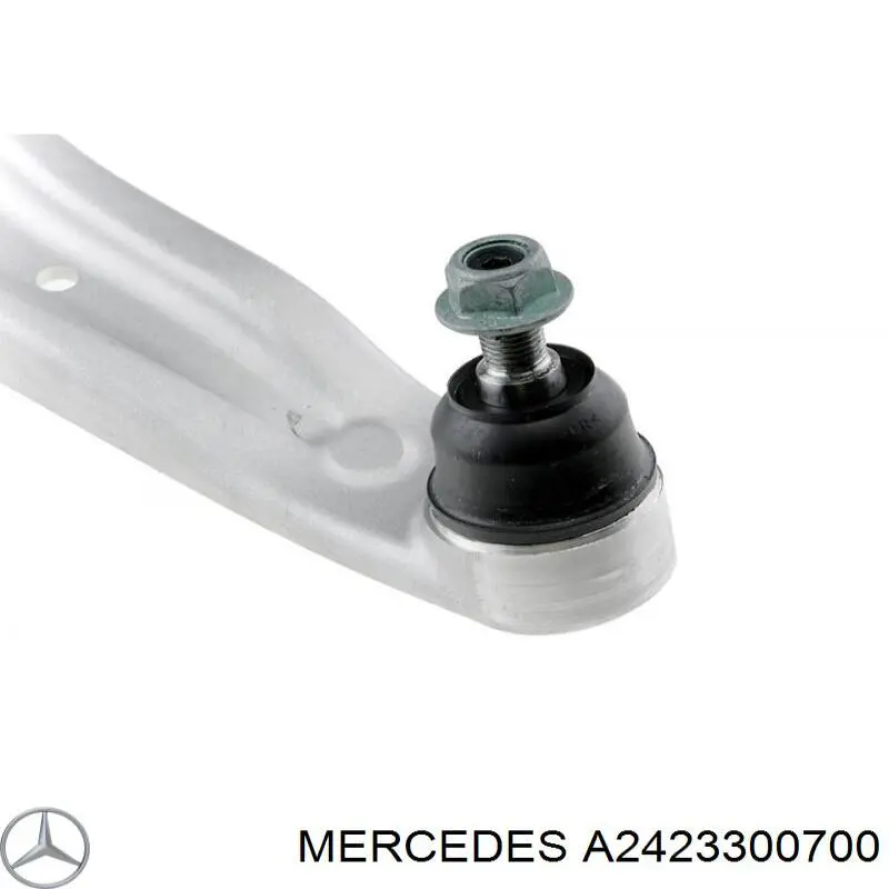 A2423300700 Mercedes braço oscilante inferior esquerdo de suspensão dianteira