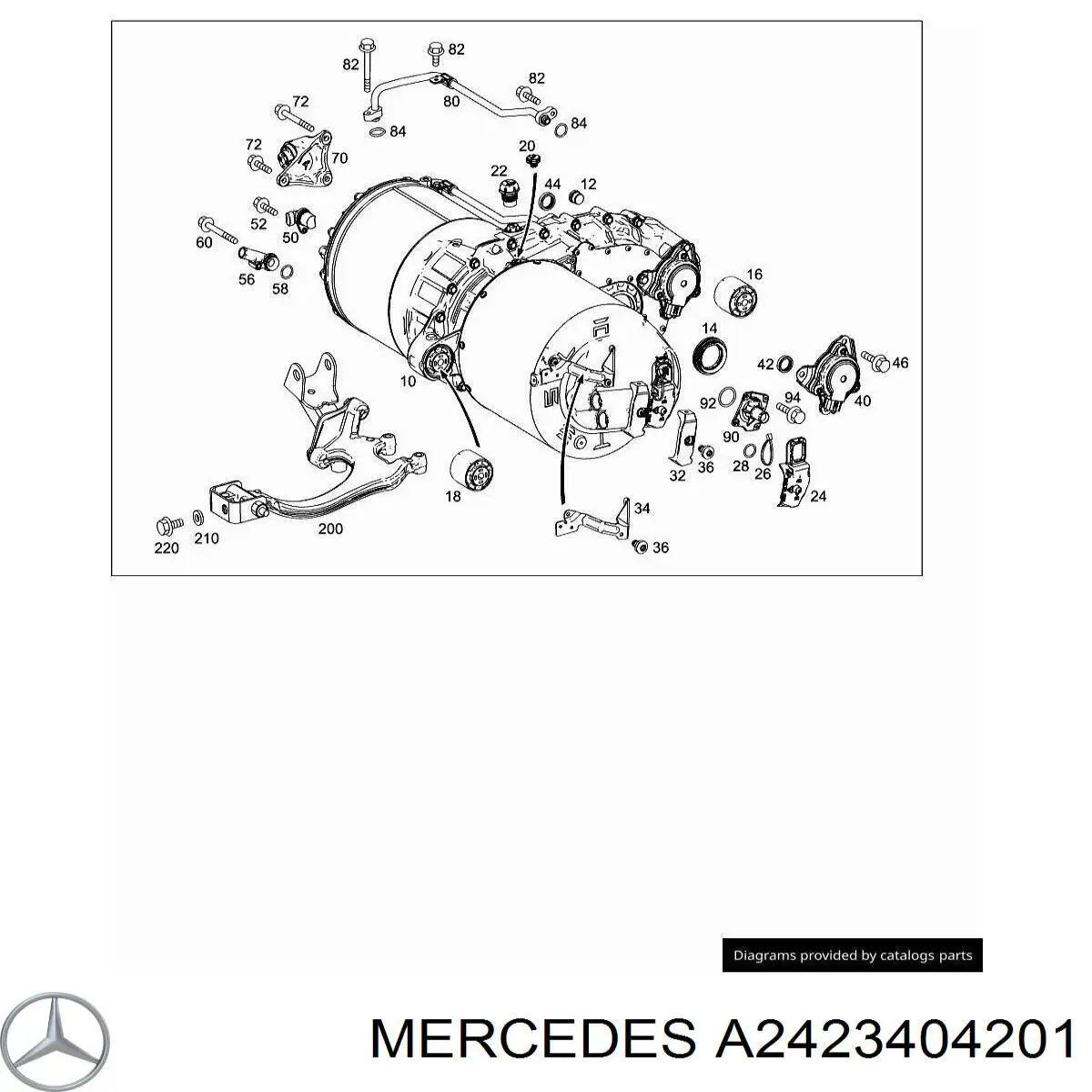 A2423404201 Mercedes 