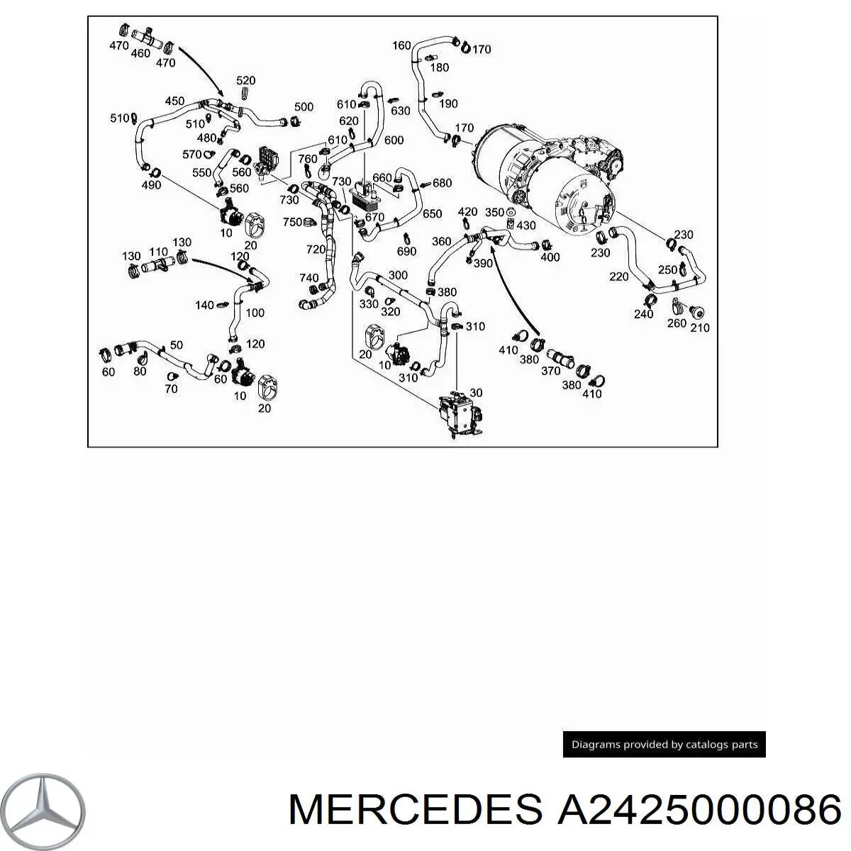 A2425000086 Mercedes 