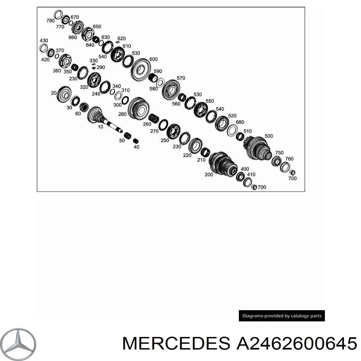 A2462600645 Mercedes 