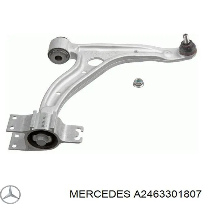 Купить A2463301807 Mercedes Нижний правый рычаг передней подвески
