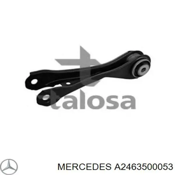 A2463500053 Mercedes braço oscilante de suspensão traseira transversal