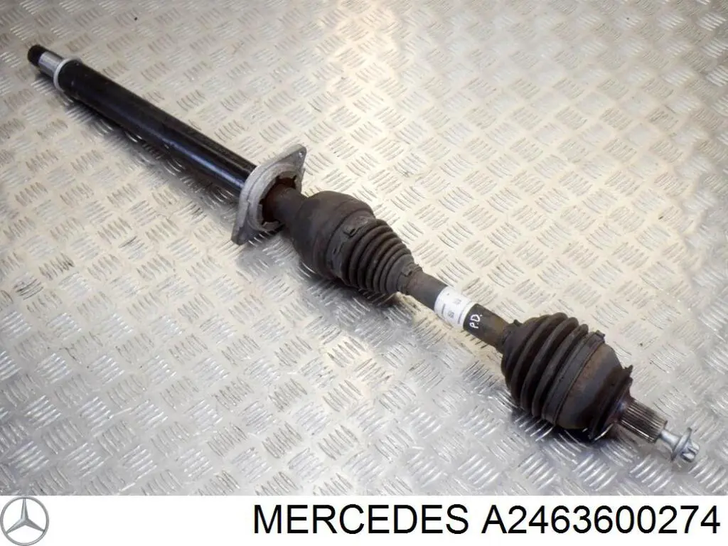 Купить 2463600274 Mercedes Вал привода полуоси, промежуточный