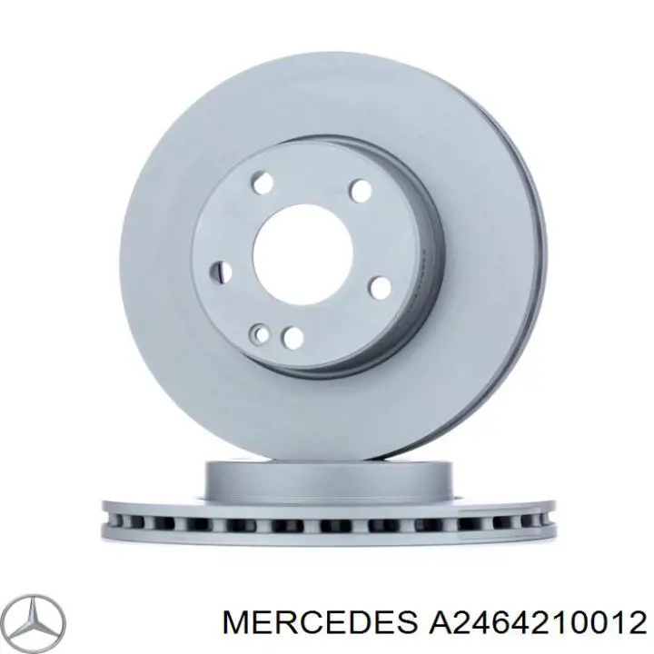 Передние тормозные диски A2464210012 Mercedes