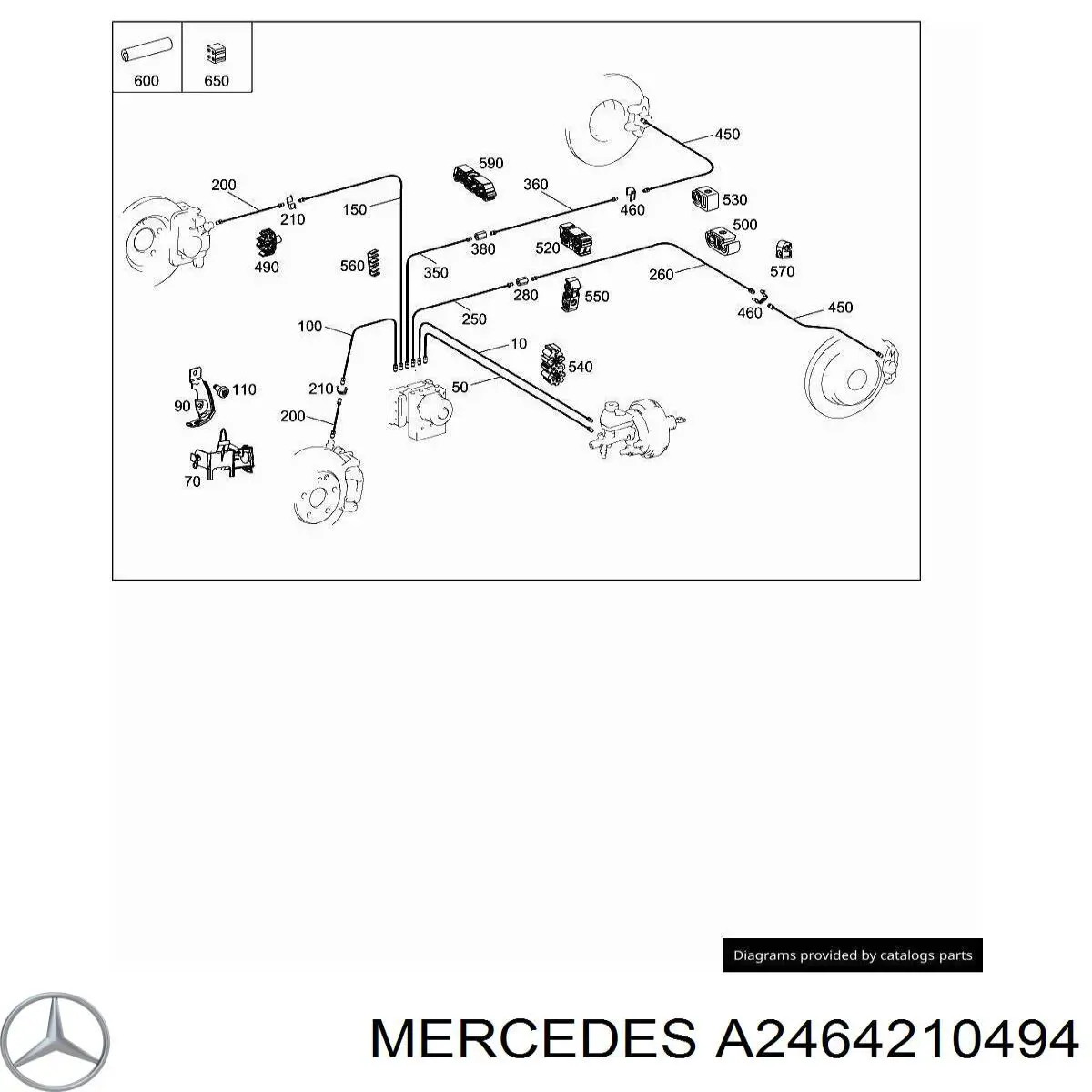 A2464210494 Mercedes 