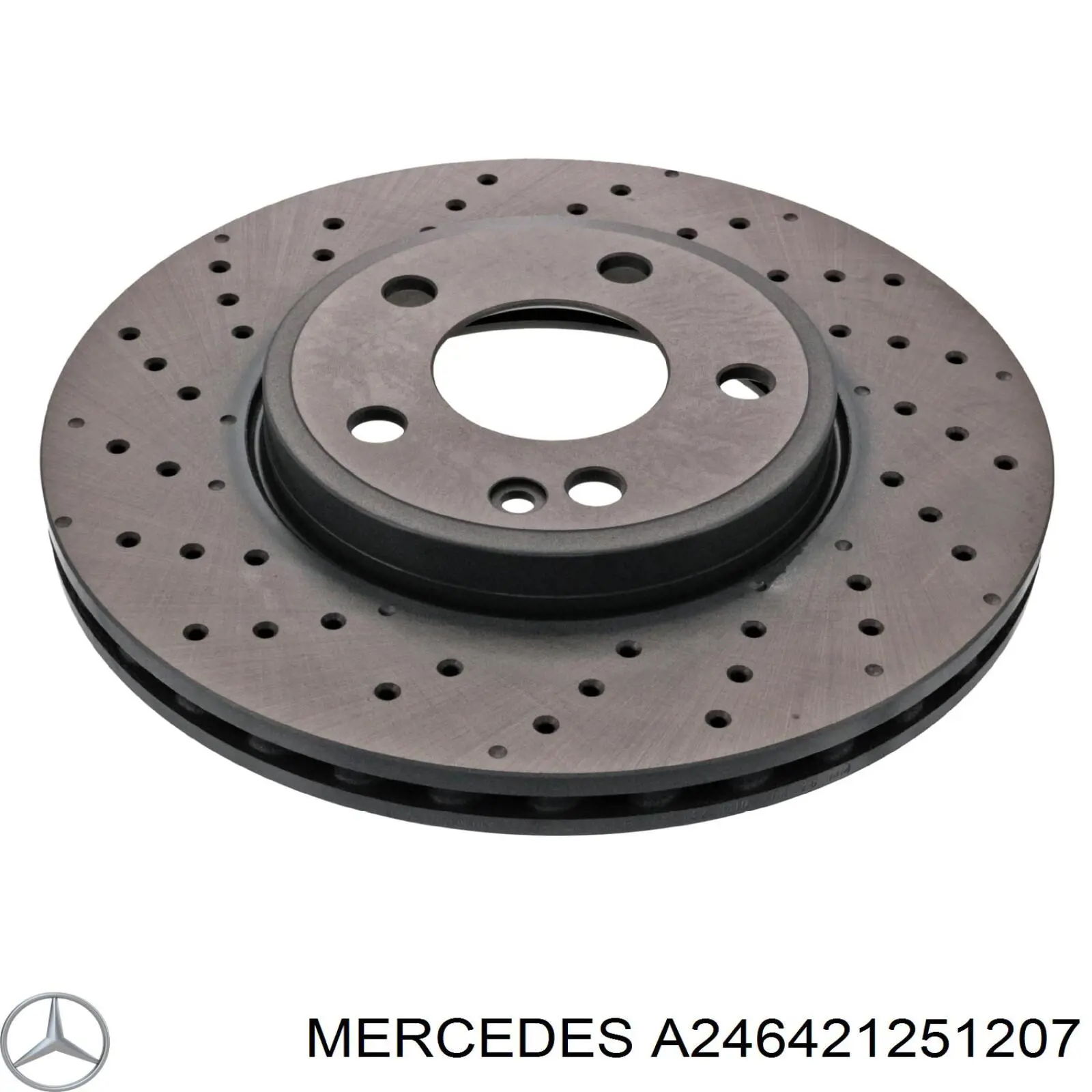 Передние тормозные диски A246421251207 Mercedes