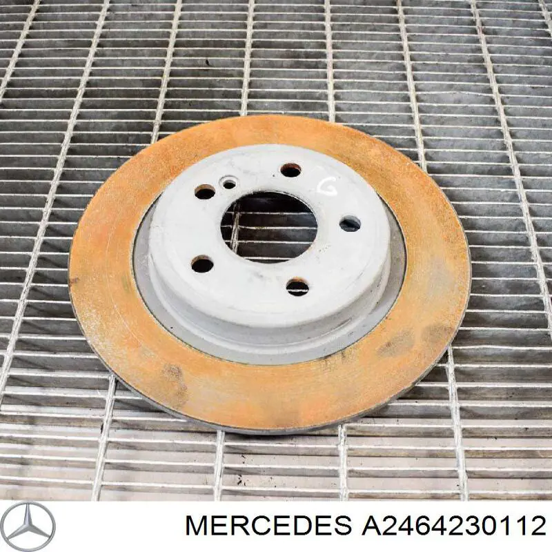 A2464230112 Mercedes disco do freio traseiro