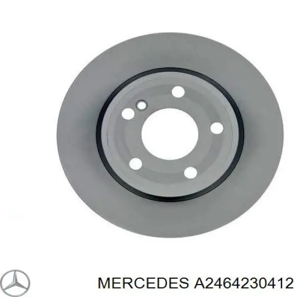 Тормозные диски A2464230412 Mercedes