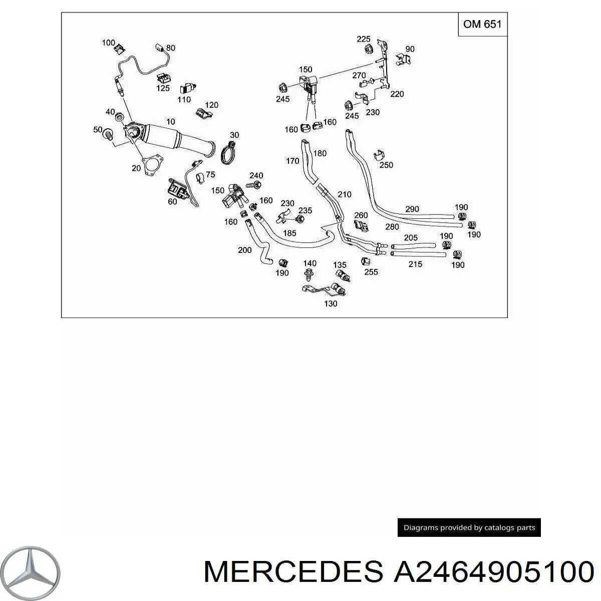 A2464905100 Mercedes 