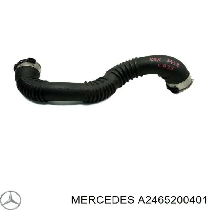 A2465200401 Mercedes mangueira (cano derivado direita de intercooler)