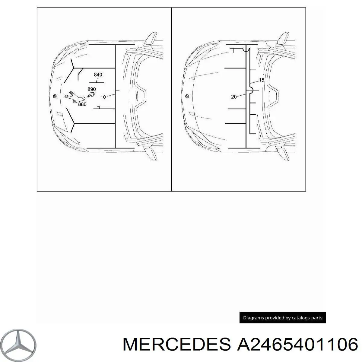  A2465401106 Mercedes