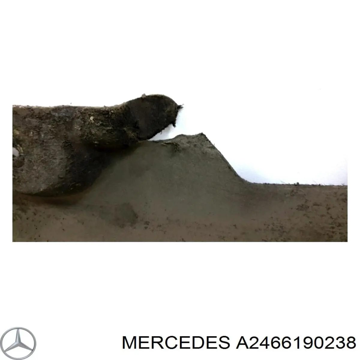 Защита днища правая Mercedes A2466190238 цена, от 38.14 USD