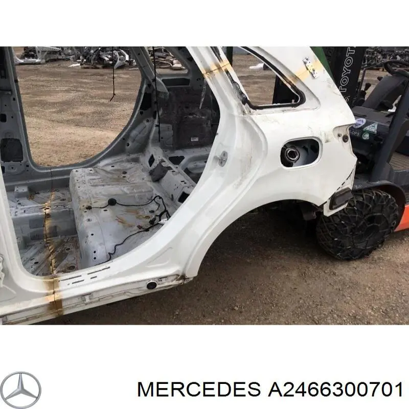 A2466300701 Mercedes Боковая часть задняя левая