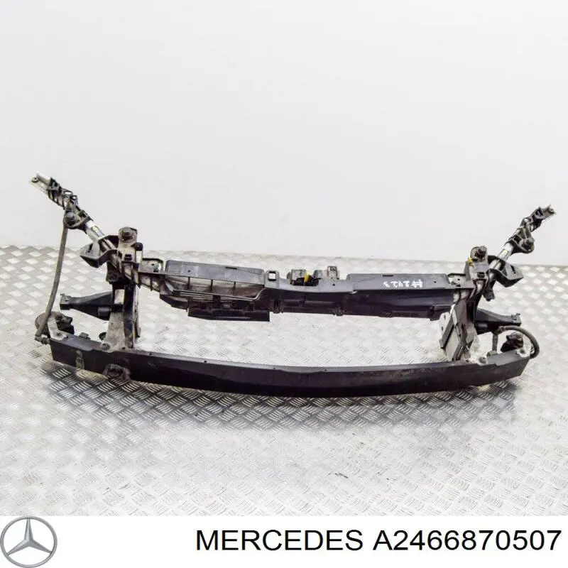 A2466870507 Mercedes воздуховод (дефлектор радиатора нижний)