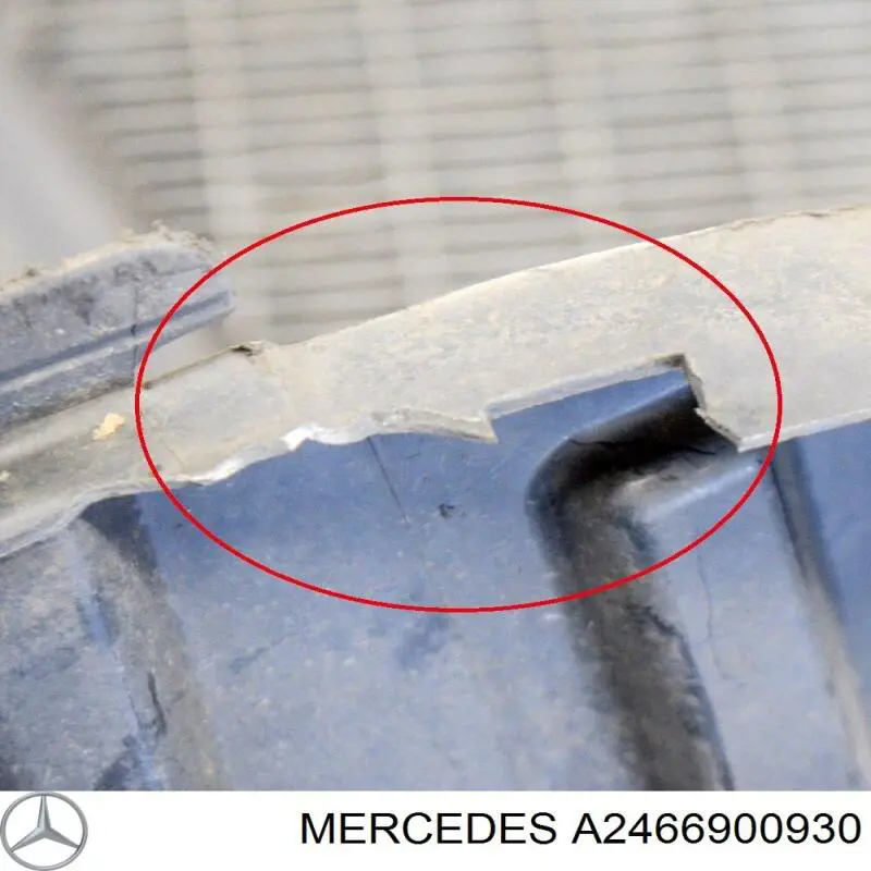 Подкрылок передний правый A2466900930 Mercedes