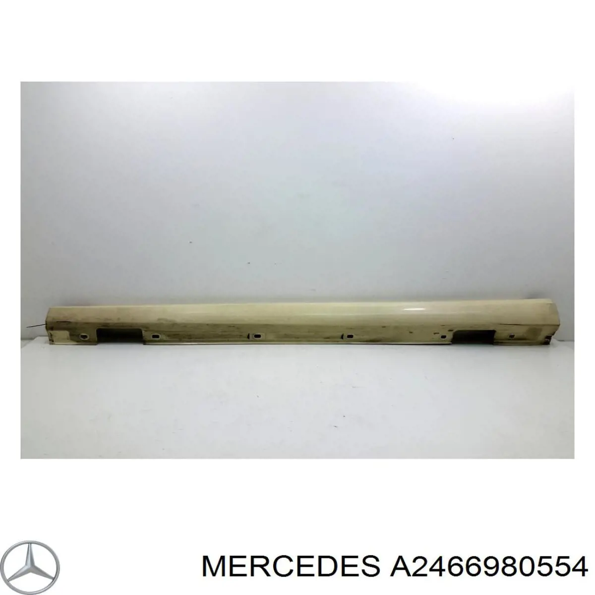 Накладка (молдинг) порога наружная левая Mercedes A2466980554 цена, от 49.21 USD