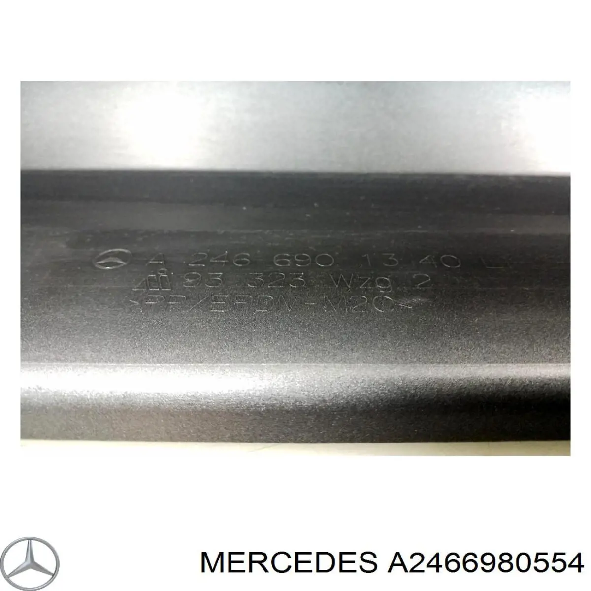 Купить A2466980554 Mercedes Накладка (молдинг) порога наружная левая