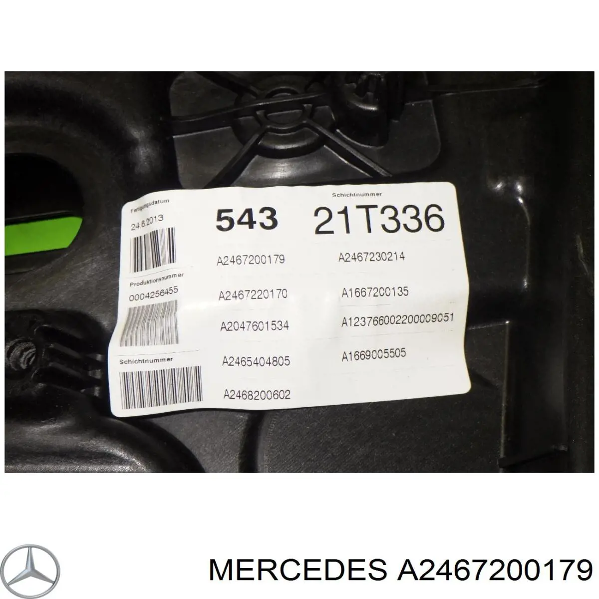 Стеклоподъемник передней левой двери 2467200179 Mercedes