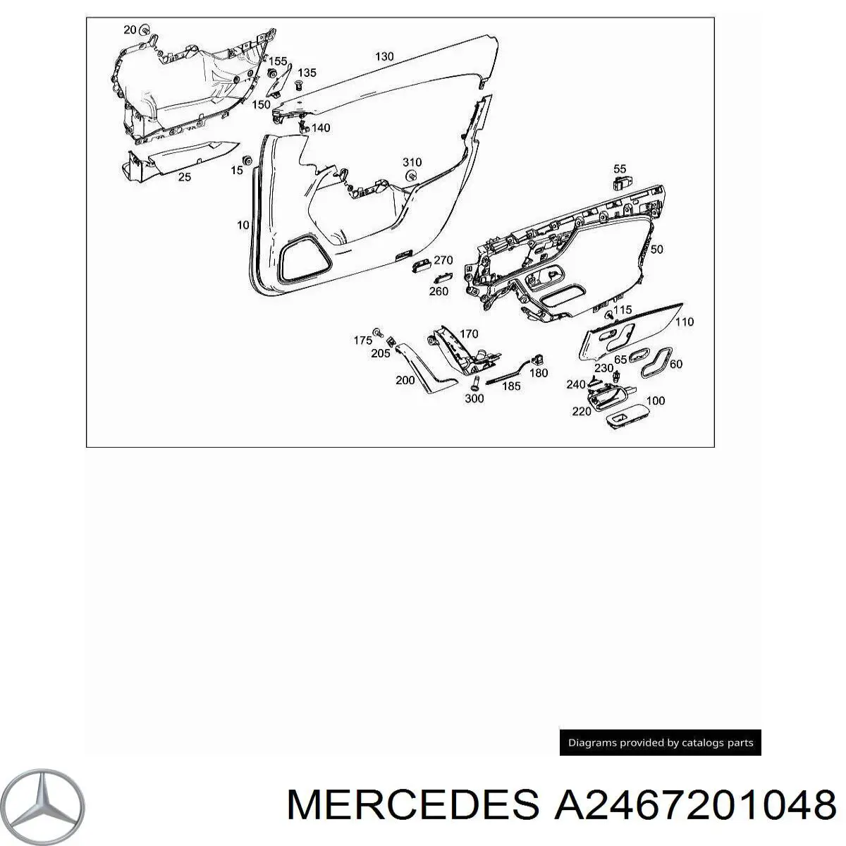 Купить A2467201048 Mercedes 