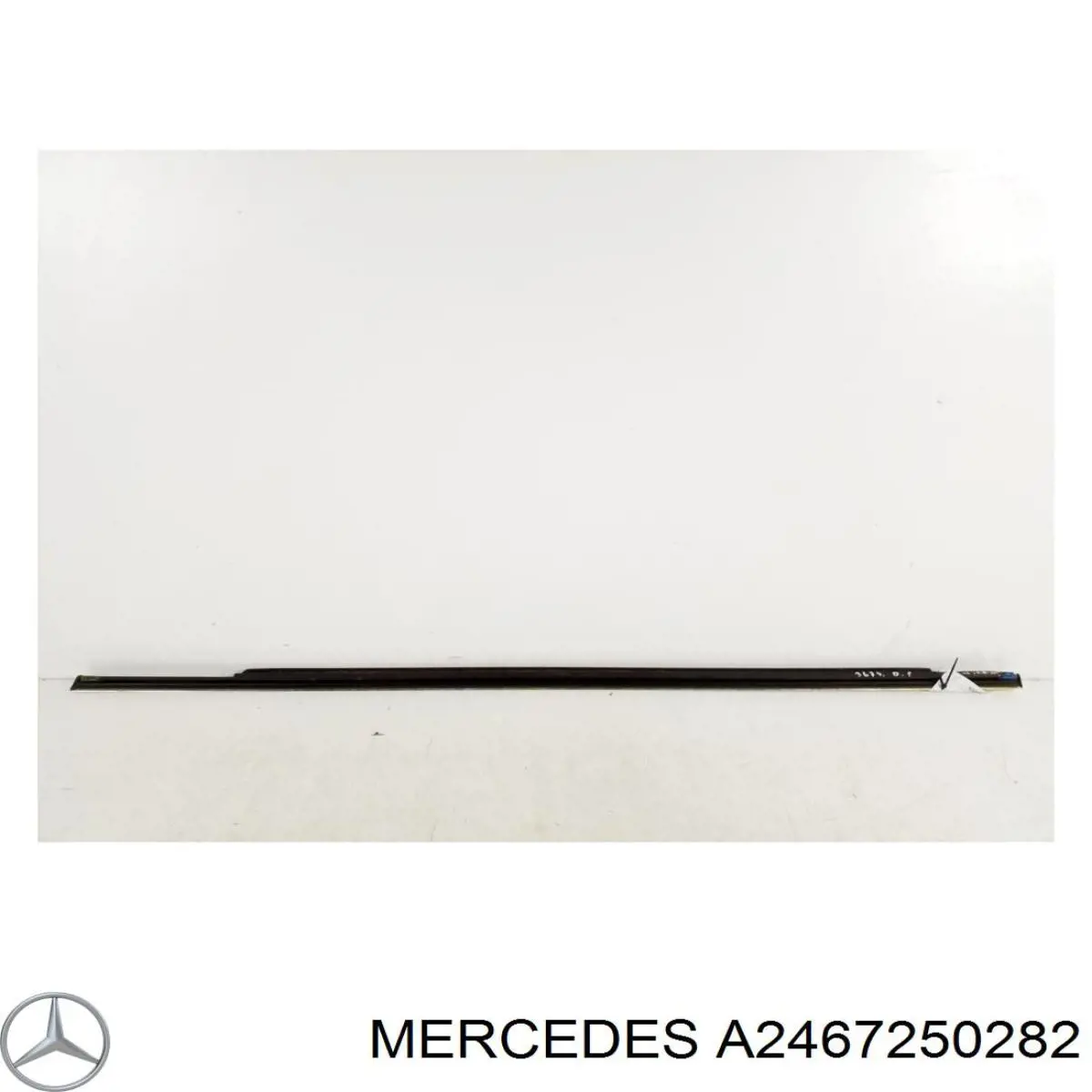 Уплотнитель стекла двери передней правой внешний (планка) Mercedes A2467250282 цена, от 25.31 USD