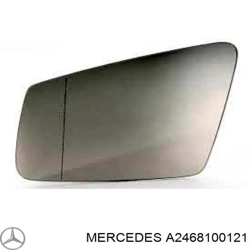 Левое боковое зеркало A2468100121 Mercedes