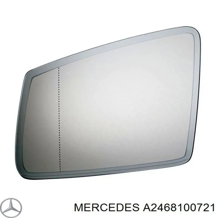 Зеркальный элемент водительского зеркала Mercedes A2468100721 цена, от 266.45 USD