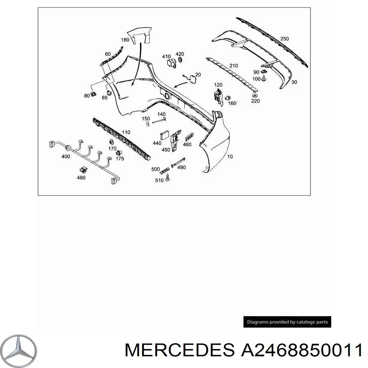  A2468850011 Mercedes