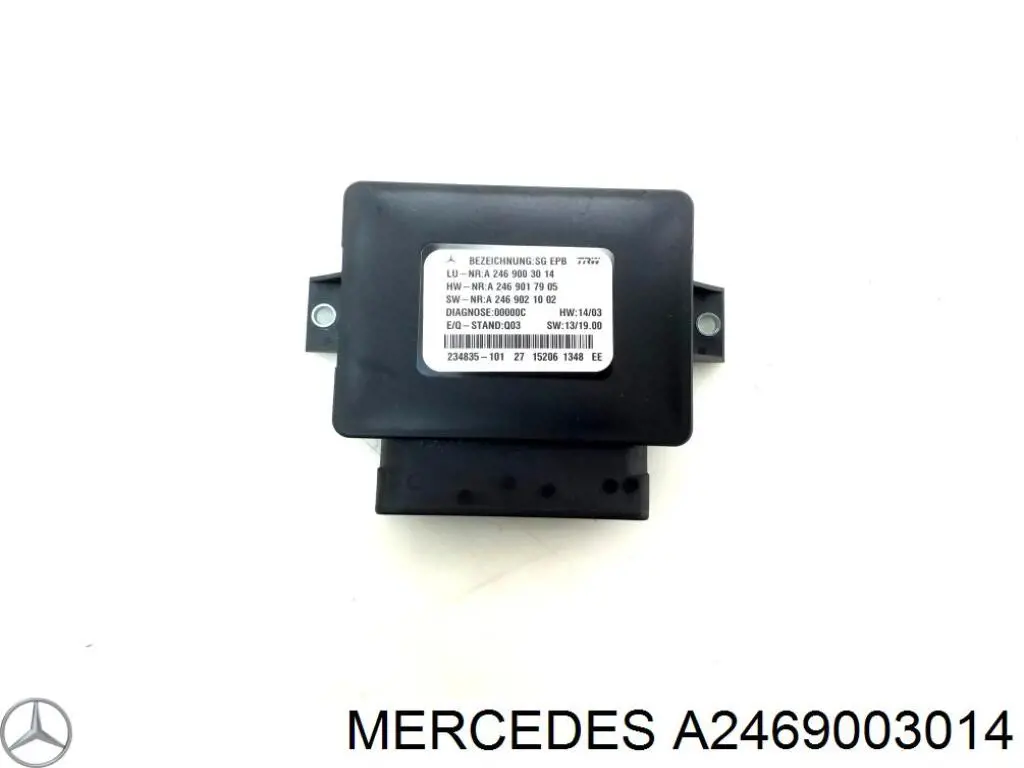 A2469003014 Mercedes unidade de controlo (módulo do freio de estacionamento eletromecânico)