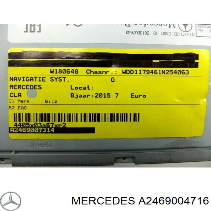 Блок кнопок центральной консоли Mercedes A2469005115 цена, от 126.69 USD