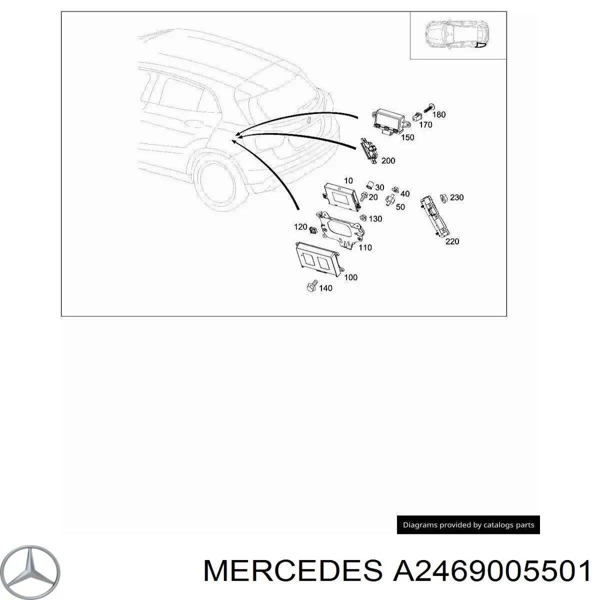  A2469005501 Mercedes