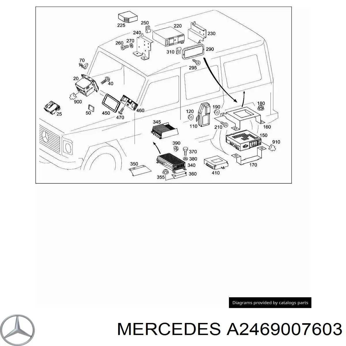 Купить A2469007603 Mercedes 
